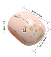 Load image into Gallery viewer, Ergonomic 2.4G Dual Mode Plug and Play Mini Wireless Mouse