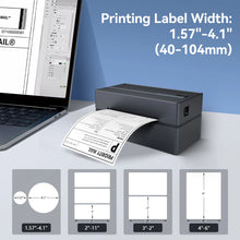 Load image into Gallery viewer, Thermal Label Printer Portable No Ink Required 300DPI 4x6 for Small Business WiFi Bluetooth USB High Speed Express Airway Bill