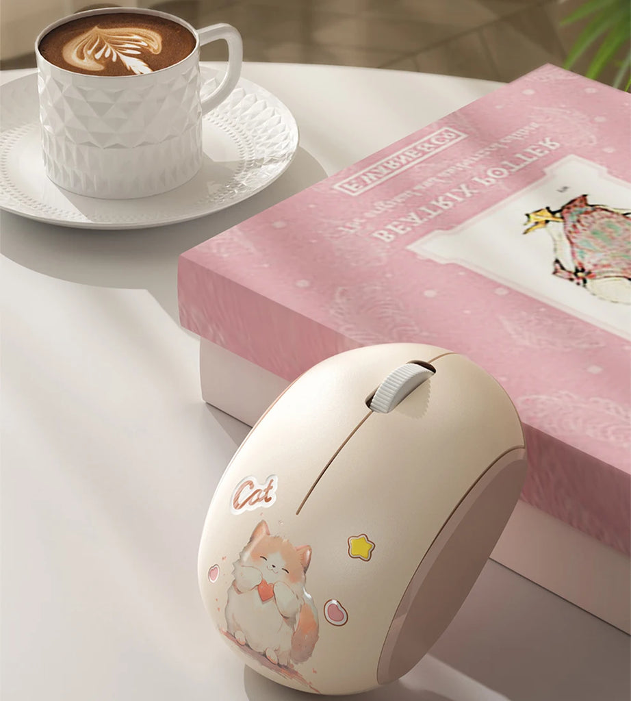 Ergonomic 2.4G Dual Mode Plug and Play Mini Wireless Mouse