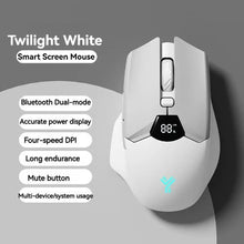 Load image into Gallery viewer, Wireless Bluetooth Mouse, Smart Screen Display, Dual Mode Mute Button